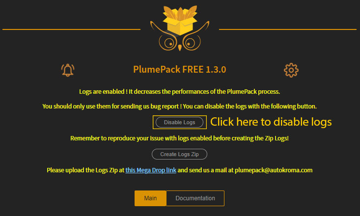 Autokroma PlumePack Premiere Pro Panel Premium Disable Logs tuto