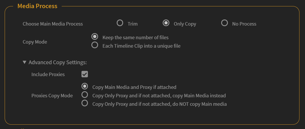 PlumePack Autokroma Media Process Only Copy Options Adobe Premiere Pro